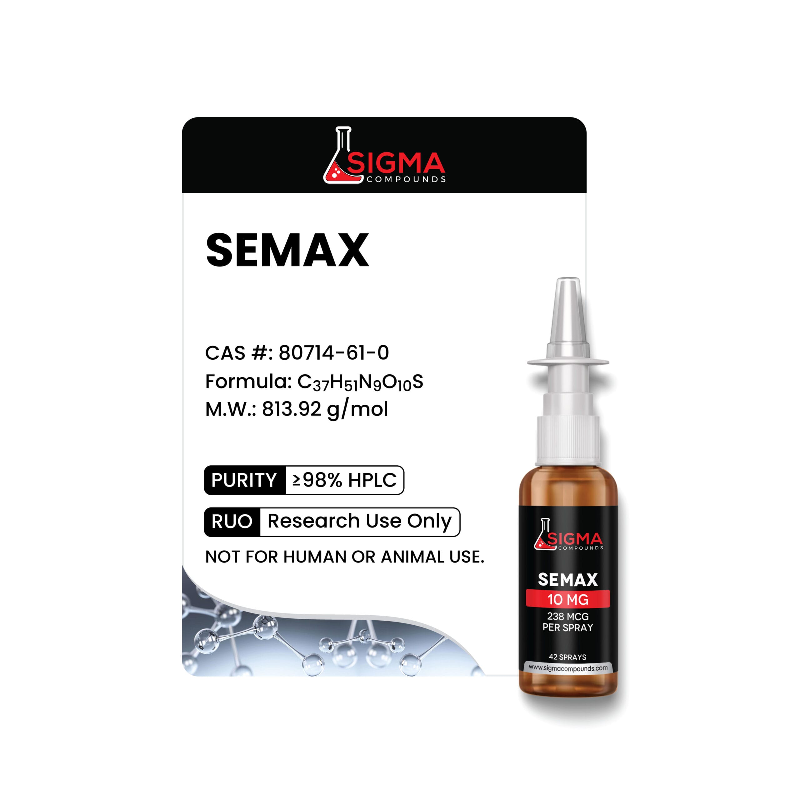 Semax. Prices are for 10 vials